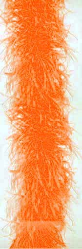 Ostrich feather boa 4 ply - MANDARIN